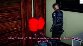 Helen Parr Stuck in Wall