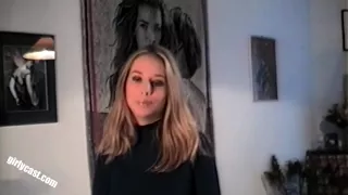 Sweet Teen Lucie's First Casting Video