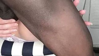 Playing at Home with My Stepsister - Hot Tranny with Big Tits Fucked by BBC Part2