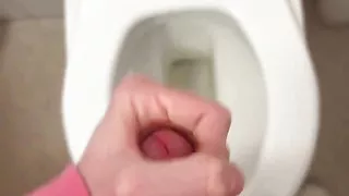 Horny Twink Caught Stroking in the Bathroom!