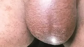 2 liter big ball first time in India by Indian pierced dick.