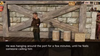 Boys' on a summer night, medieval times.