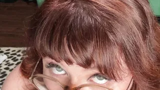 Nerdy Girl Attempts BJ on Thick RealCock2 Dildo