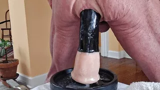 Spring training with my dildo fist