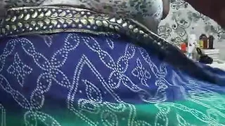 Desi step-mom wearing saree