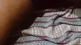 Foot Massage on my big uncut black monster by my gay best friend