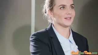 Anal loving slut bounces on lovers cock