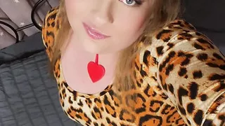 Chubby milf kitty teases and rubs pussy in catsuit