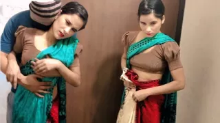 Bhabhi ke saree khol ke gar mar liya