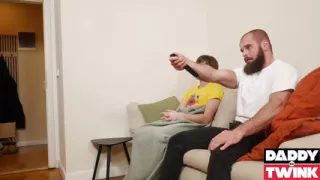 DADDYONTWINK Liam Rose Hops On John Barbers Huge Dick