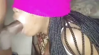 Sucking my stepsister boyfriend dick! Stepister boyfriend fuck and cum on my face