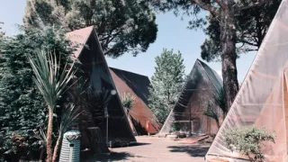 Two Hot Girls Fucked in the Ass in Naturist Camping