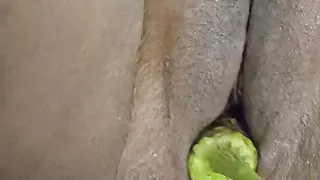 Indian desi wife orgasam masturbation use vegetable