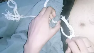 Young Girlfriend Feeling Shy with cute boyfriend Cumming deep in her wet