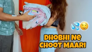 Dhobhi me chut mari aur lund muh me de diya