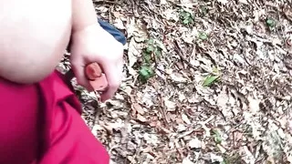 Daddy's Camping in the Woods and Princess Deepthroats Daddy's Big Fat Cock Swallows His Huge Load