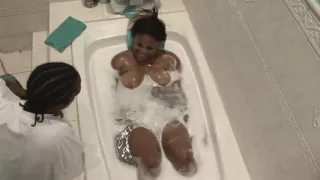 Nikole Richie a horny woman with a lot of hair on her pussy