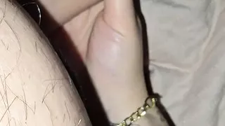 Step mom take my 9 inch of dick and handjob me