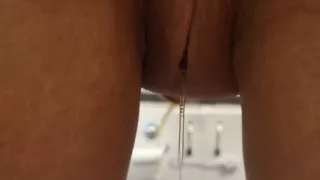 Golden shower and desperate piss compilation from hot piss slut
