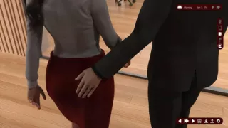 Whispers of Desire #2 Neil put his hand on Sarah 's ass-highlight