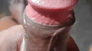 A youth south asian man is satisfying his urges in his residence.