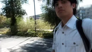 Jon Arteen is a boy scout who walks barefoot in the street outside for you fans of bare feet walking