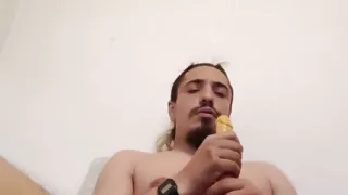 Anal Dildo Play and Handjob