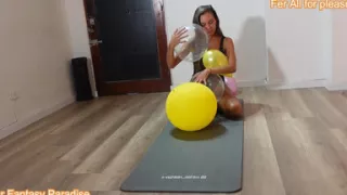 Angie Get Horny with Balloons