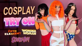 Cosplay Try On! Wonder Woman, Daphne, 5th Element, Velma - Hannahjames710