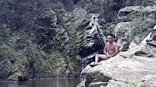 Got Naked at a Pool on a Hike and Shot a Big Load