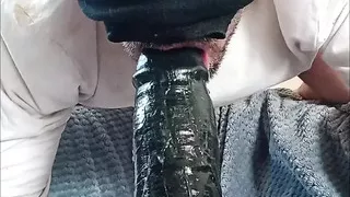 I suck in deep throat.