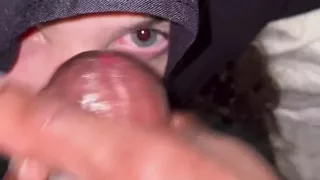 Playing with his balls