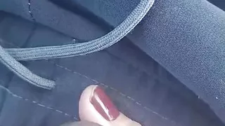 Me. I take my girlfriend&#039;s for a walk and in the car she fucked her on the road