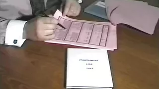 A sound of the whipping