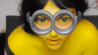 Minions Boy to Girl Shemale Yellow Legs