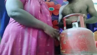 Tamil beautiful wife having sex with neighbor who supplies gas cylinder clear tamil audio 100%