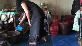 Kintchen Sex In Khudeja With Husbend