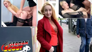 German Scout - Skinny Mature Wife Delia Talk to Hard Anal Cheating Casting Sex