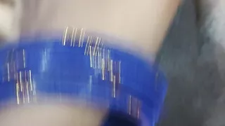 Oil massage to husband friend by hot indian housewife