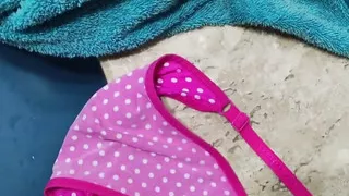 Masturbating alone Playing with my ass and dildos