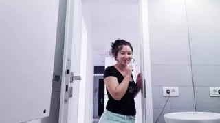 Sweet girl masturbates her tight pussy and wants to be fucked!!!