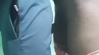 Gaand mei lund... Bareback anal fuck by two best friends in hostel washroom