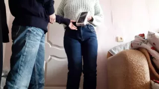 My hot stepsister thanked me for the gift with cunnilingus (with conversations)