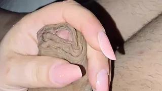 What a dick what a handjob my stepmom does with my dick