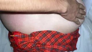 Schoolgirl With Her Red Skirt Cut Short Screaming With Pleasure While Her Teacher Fucks Her