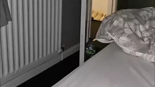 Step mom steps into step son room and handjob his dick without shame