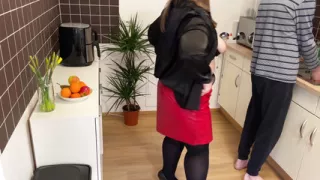 Horny mother-in-law does everything to make her son-in-law cum