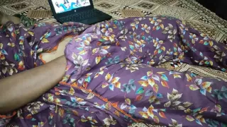 Watching Porn ist time and Start Masturbation with Fingers