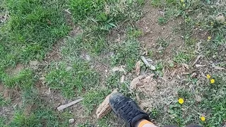 Cumming and pissing on the Blue Ridge Parkway