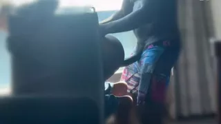 Fucking Her Hardcore By An Open Window.